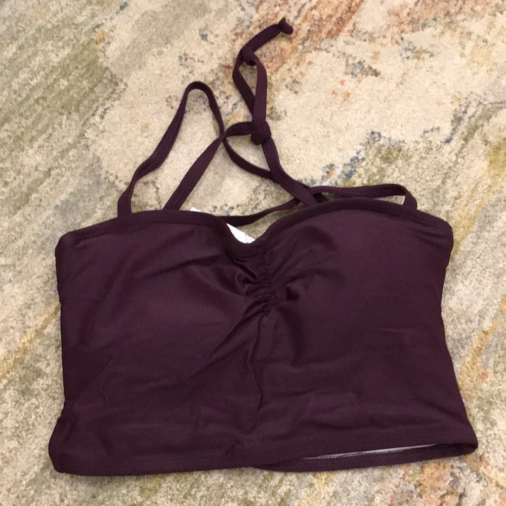 NWT June Loop plum swim top